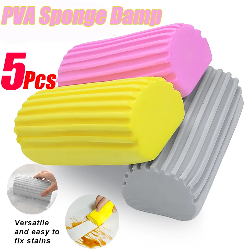 Car Multifunctional Dishwashing PVA Sponge Damp Clean Duster Sponge Multifunctional Household Sponge Cleaning Brush Accessories