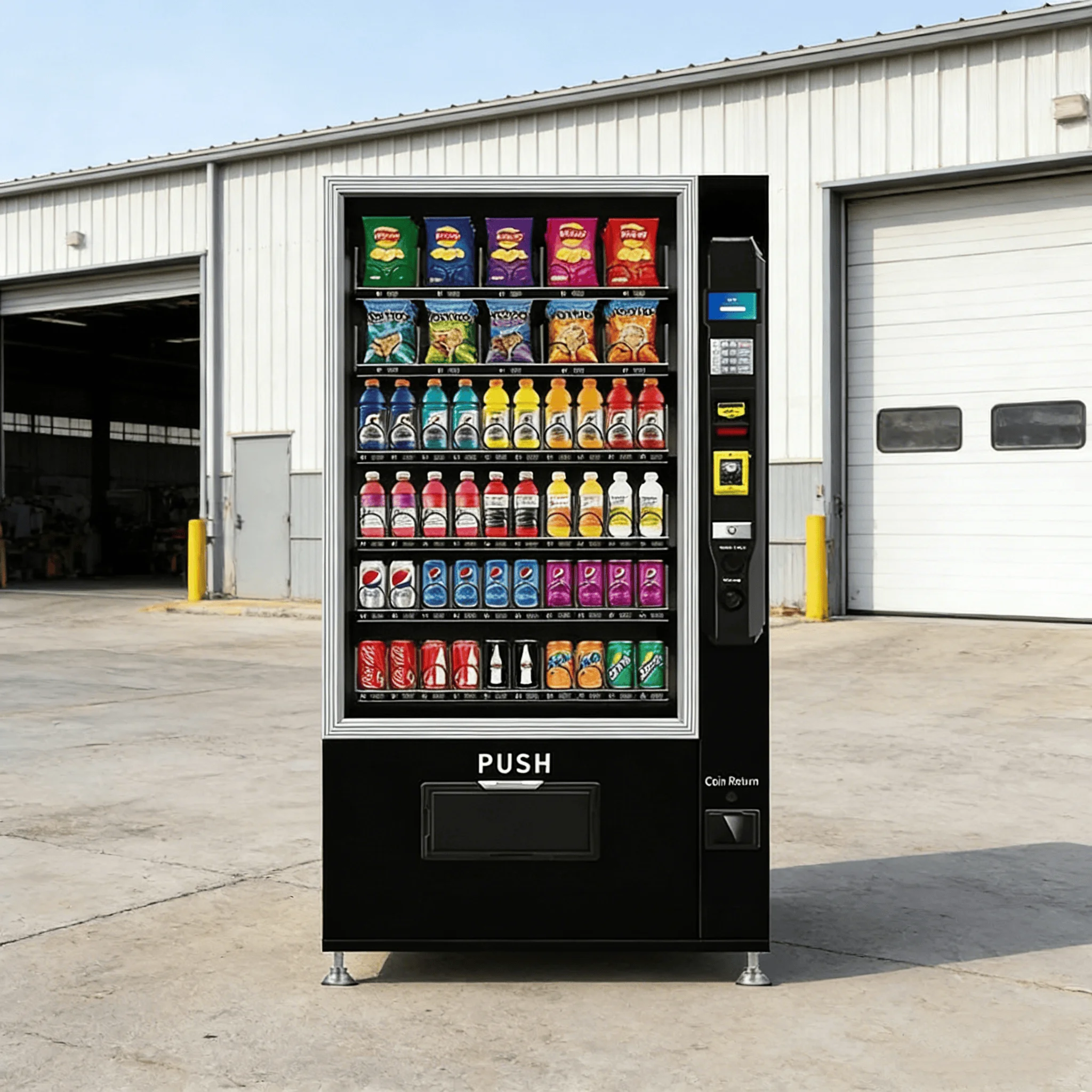 

Double Door Vending Machine Self-Service Refrigerated Cabinet Smart Cooler POS/NFC Payment (864 Bottle) 1200CT