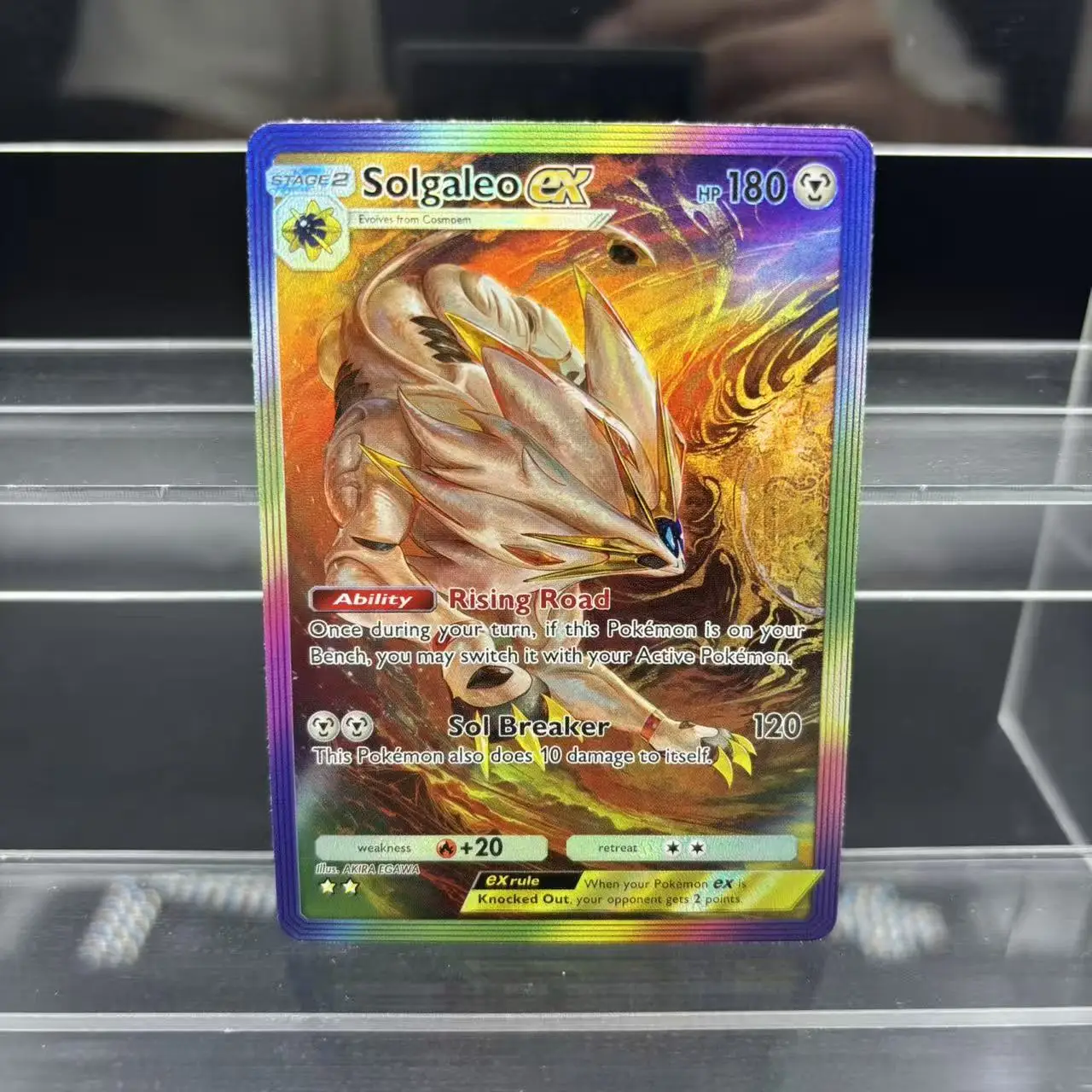 5 Teile/satz Selbst Made Ptcg Englisch Tasche Handy-Spiel Gengar Lunala Solgaleo Handgezeichnete Flash Karte Anime Sammlung Karte geschenk Spielzeug