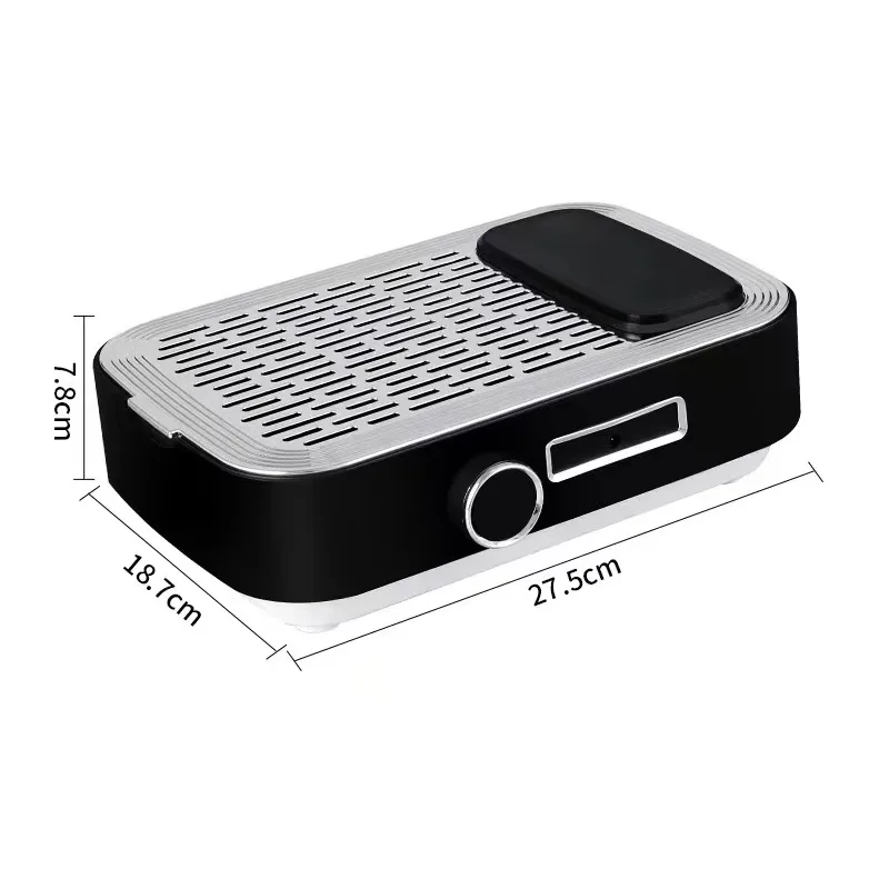 STLF LZS مكنسة كهربائية لاسلكية قوية الشفط للأظافر 80 وات مجمع غبار الأظافر مع فلتر قابل لإعادة الاستخدام وحبوب يد من السيليكون