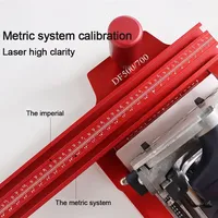 DF500/700 Metric/Inch 1500MM Offset Base System For Connecting Slotted Punch Positioning Guides To Woodworking Tenons Guide Rail