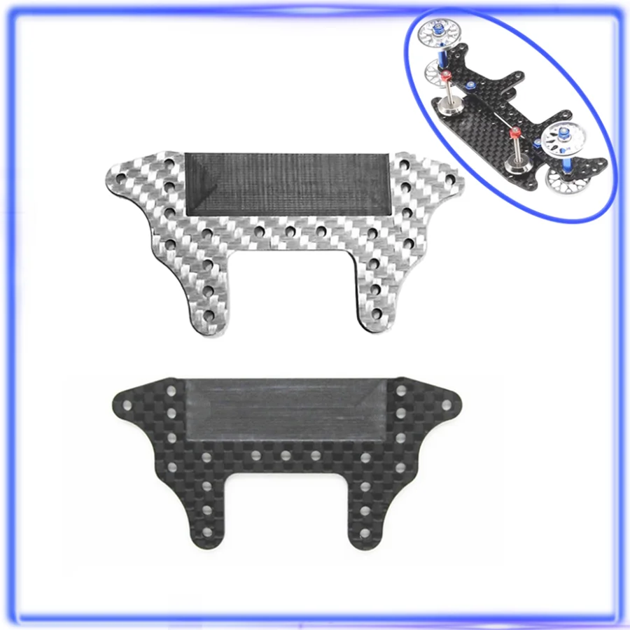 

Self-Made Parts 1.5mm 95125 HG With Groove Carbon Fibre Large Area Rear Brake for Tamiya Mini 4WD Race Car Model