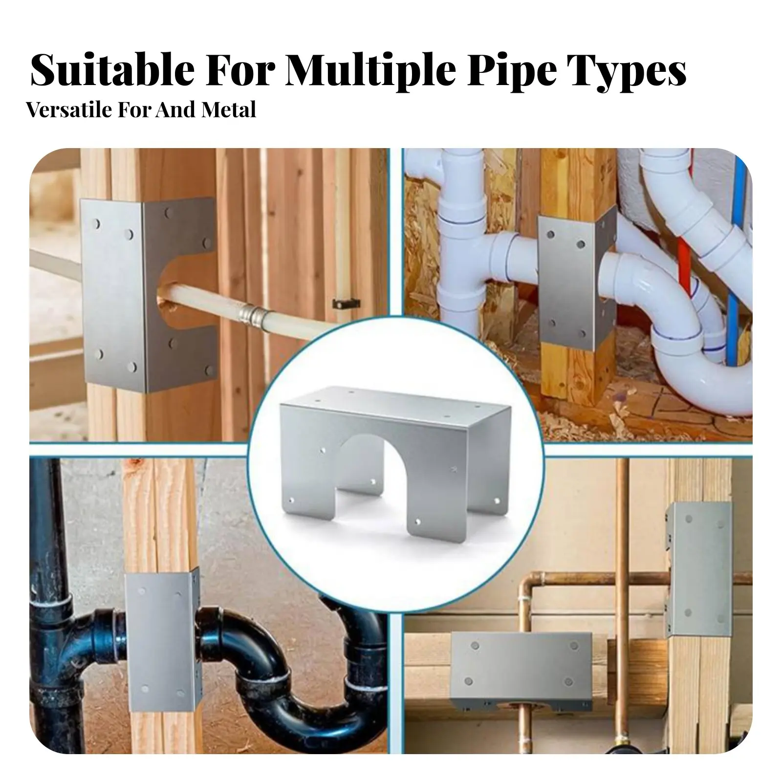 

2 штуки двойных усиленных пластин для защиты труб, одобренных инспектором, соответствующие коду, аксессуары для каркасных конструкций