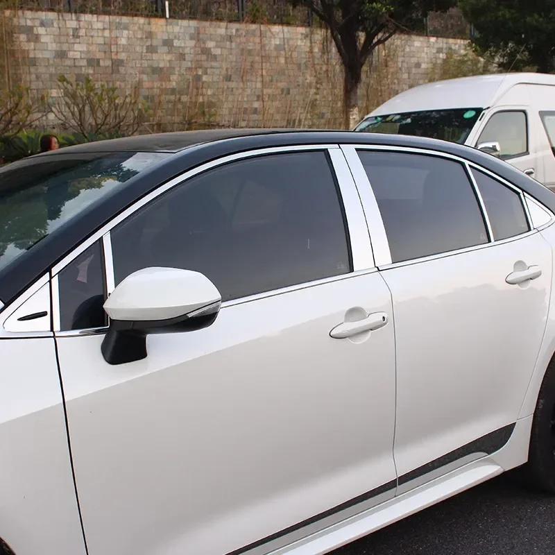 

WELKINRY For Toyota Corolla Altis Sedan E210 12th Generation 2019-2025 Car Body Door Window Central Middle B Column Pillar Trim