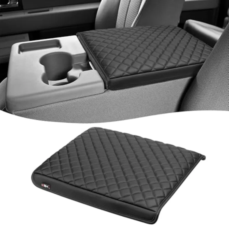 

Center Console Armrest Cover for Ford F150 2011 2012 2013 2014 Middle Console Lid Protective Covering Arm Rest Cushion Pad PU L