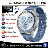 2024 New Huawei Watch GT5 Pro Smart Watch Men 4GB Memory GPS NFC 1.48” AMOLED Screen Fitness Tracker Health Smartwatch Man Women