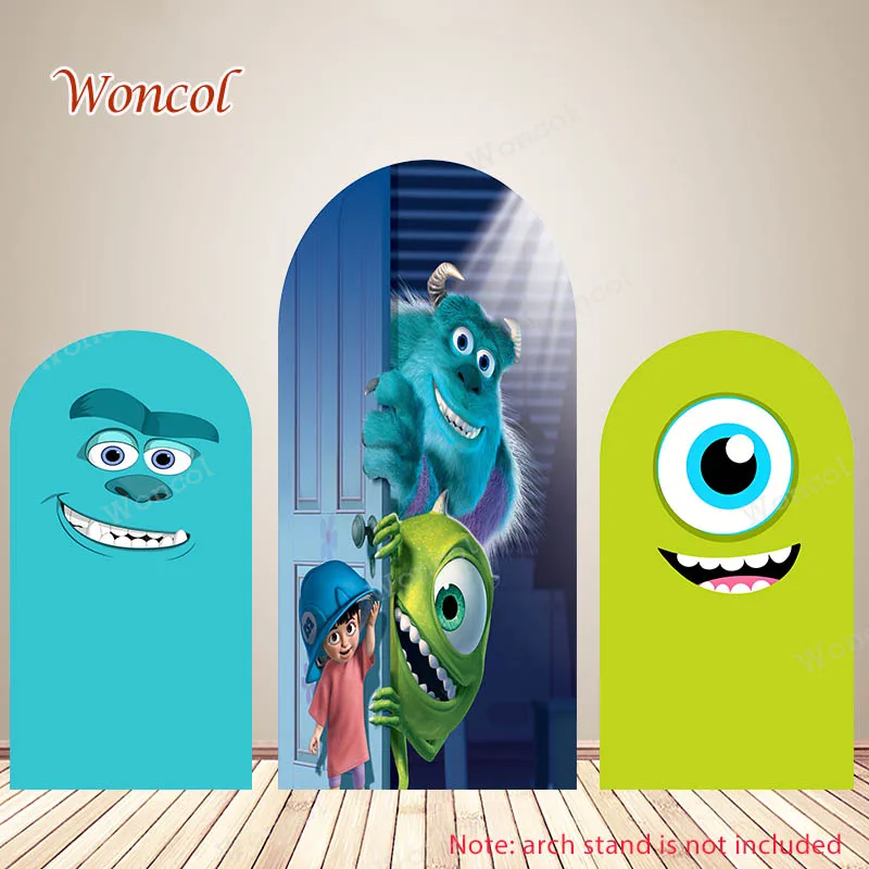 

Monsters, Inc. Birthday Arch Cover Boo Mike Wazowski James P. Sullivan Backdrop Polyester Monsters, Inc. Double-Sided Arch Cover