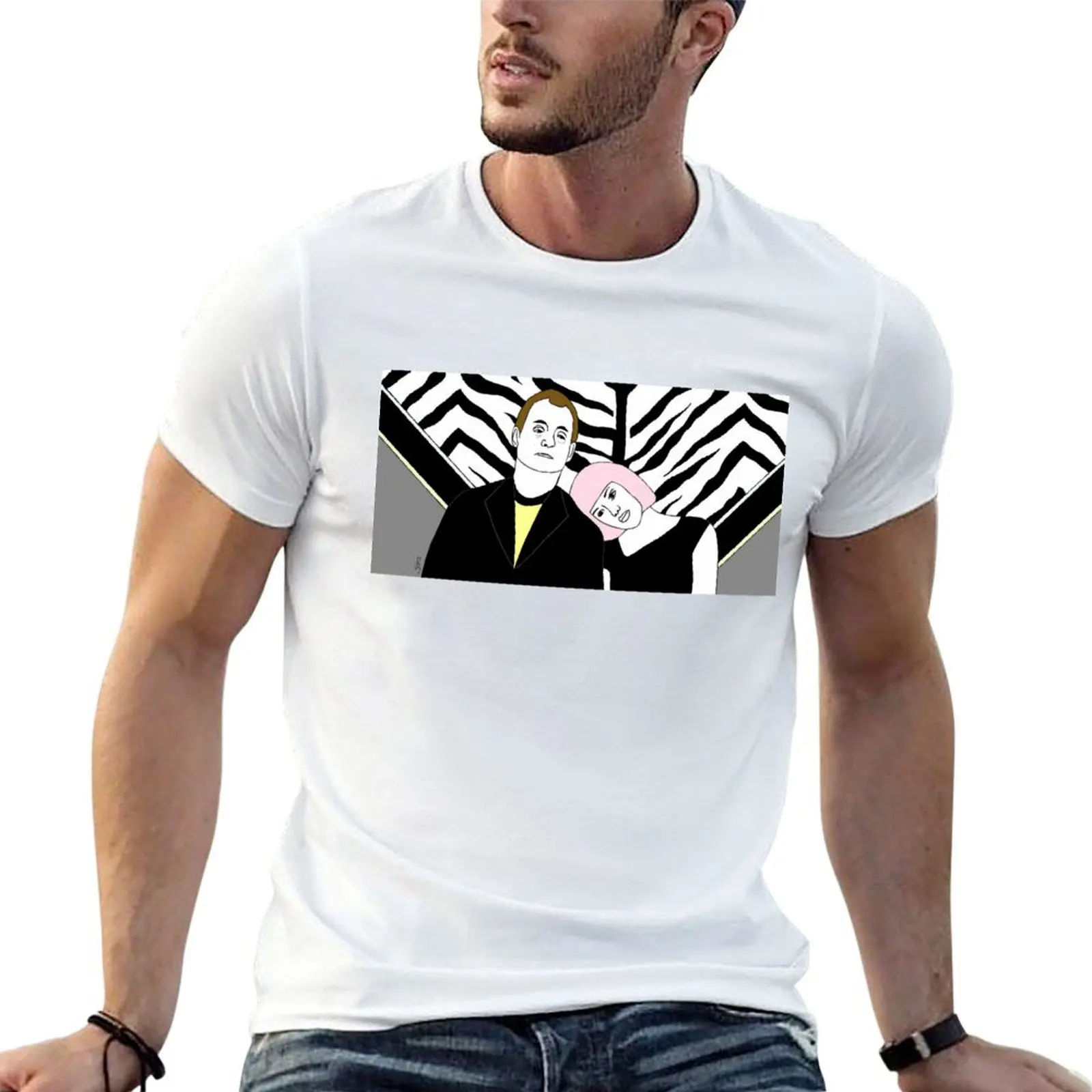 t t Translation designer shirt cotton man shirts T-Shirt in Lost