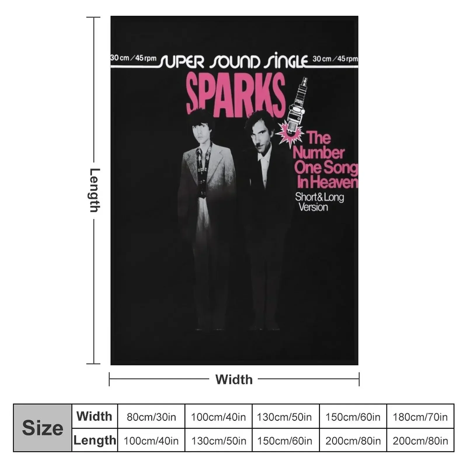 SPARKS - THE NUMBER ONE SONG IN HEAVEN Throw Blanket Luxury St sofa bed cosplay anime Decorative Throw Nap Blankets