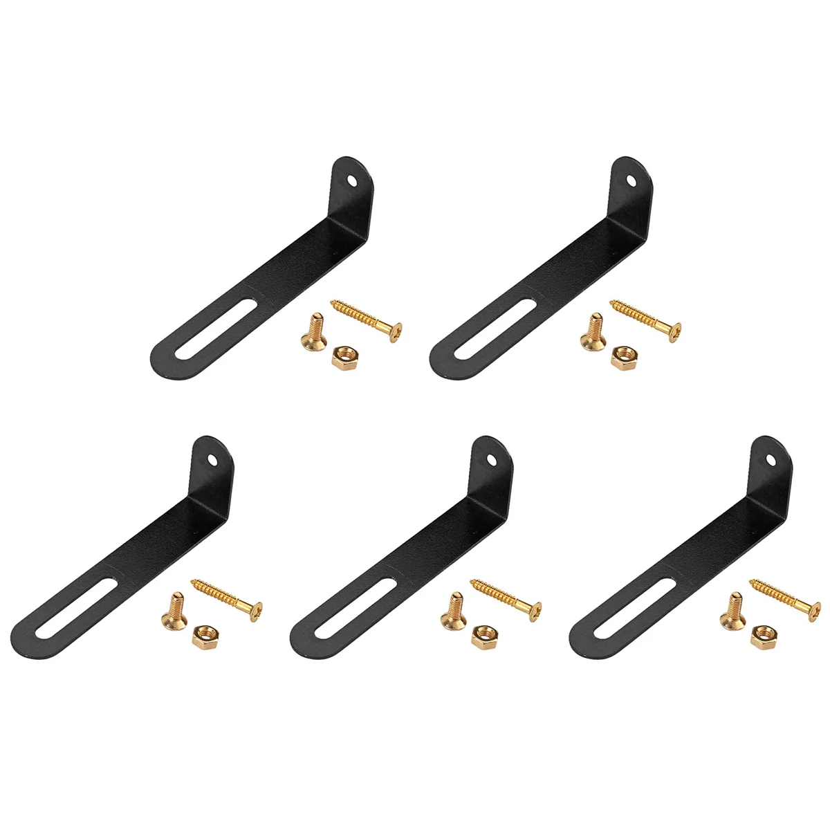 A71P 5X pièces de Support de guitare électrique Support de plaque à gratter avec écrou vis dorées pour Pickguard de guitare LP
