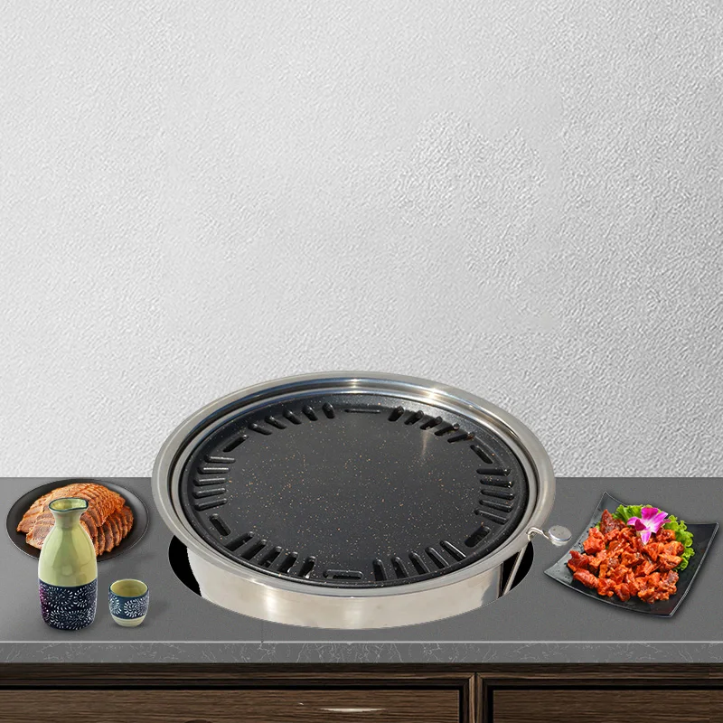 High Quality Korean Charcoal BBQ Grill Commercial Indoor Barbecue Smokeless Grill Japanese Charcoal Grill for Restaurant