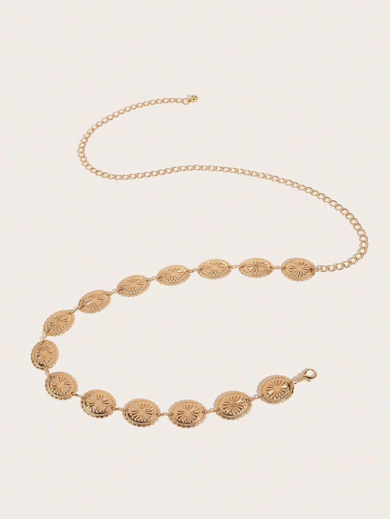 Damskie łańcuszki na talię plus size, duży łańcuszek w stylu bohemy, wzór koronkowy, akcesoria dekoracyjne, dodatki do sukienek, wiosna, lato