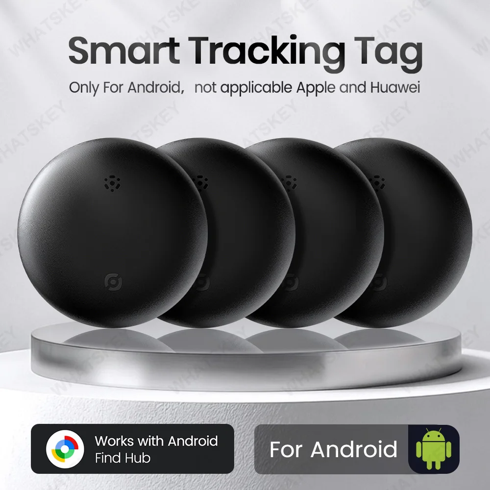 1-4Pcs Google Location Google Find My GPS Tracker Android Item Finder Compatible with  (Android Only) Key Wallet Finder Smart Ta