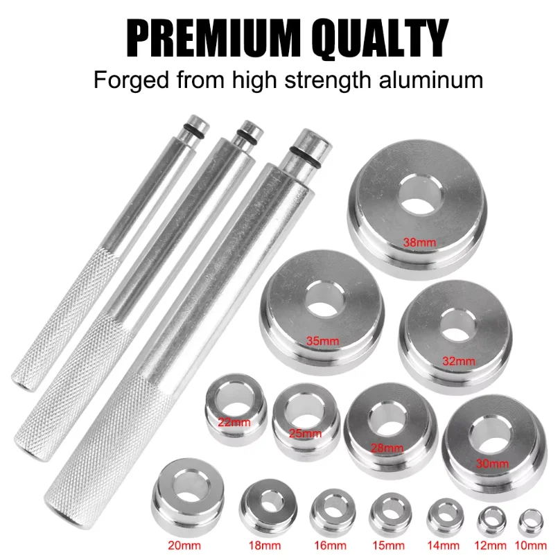 Bearing Disassembly Tool Repair Kit 17 Pcs/Set Seal Driver Installer Remover Automotive Tools Aluminum wheel bearing kit