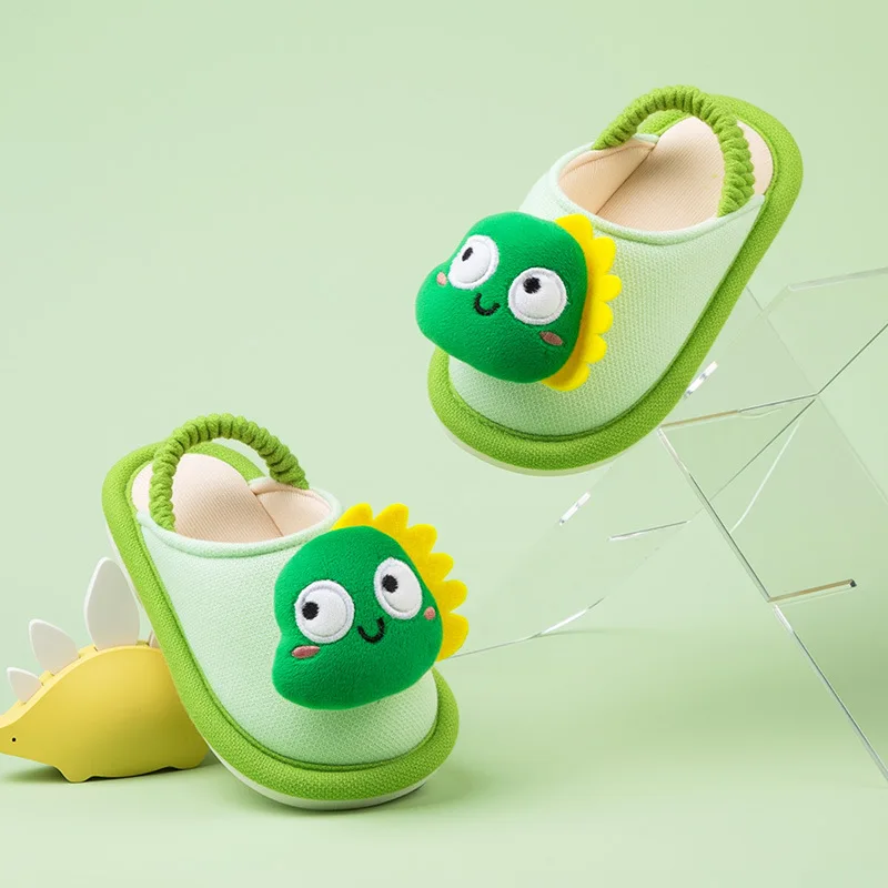 

Kids' Slippers House Shoes Cartoon Spring Shoes For Girls Breathable Anti-slip Pink Purple Shoes Size 14cm-18cm