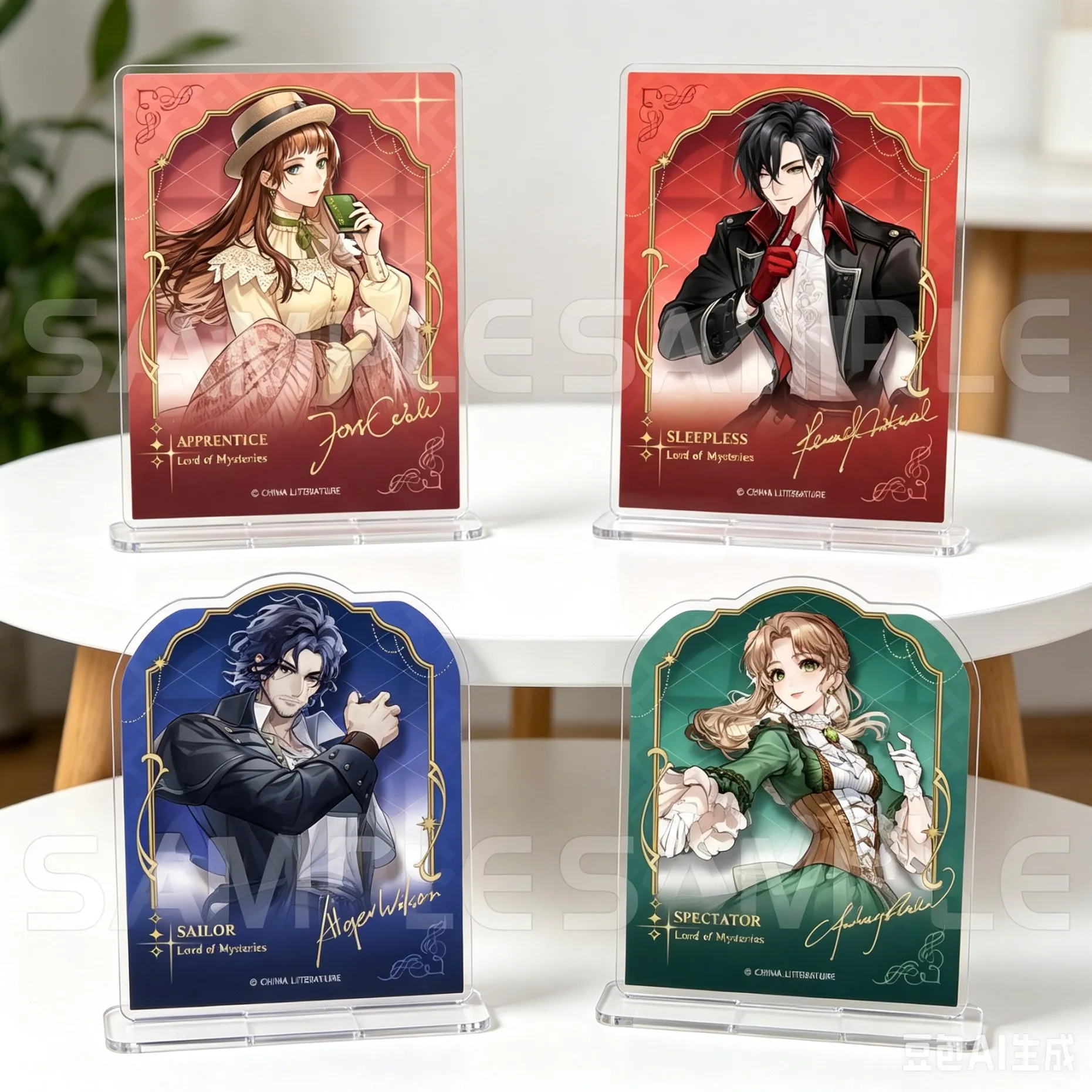

15cm Anime Acrylic Stand Model Lord of Mysteries Bookshelf Decoration Lovely Products High Definition Images As A Gift Keychain
