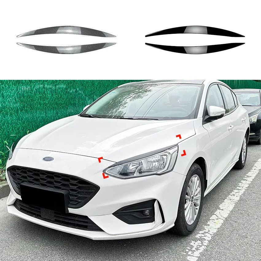 

Applicable to Ford Focus MK4 2019-2021 Headlight Eyebrow Sticker Exterior Modification