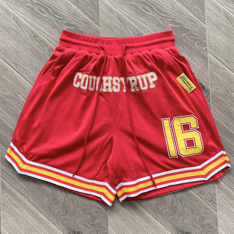 شورت كاجوال مطرز هذا حرف شخصي الاتجاه الأمريكي