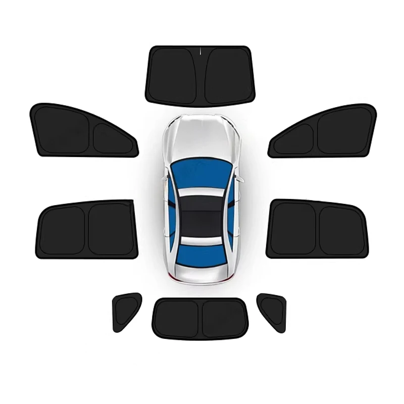 

2026 8-Piece Car Sunshade Anti UV Privacy Window Shade Curtain Canvas Front Windshield for G700 Auto Accessories