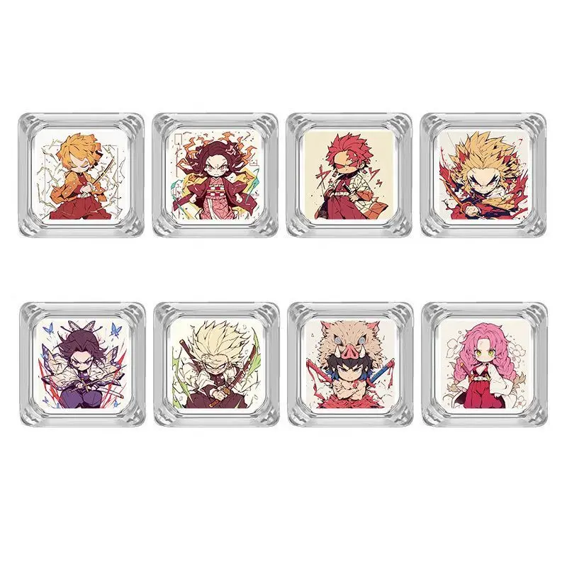 Keycap à personnalité Demon Slayer Nezuko, keycap transparent à lumière traversante pour clavier mécanique, un cadeau parfait à offrir aux amis