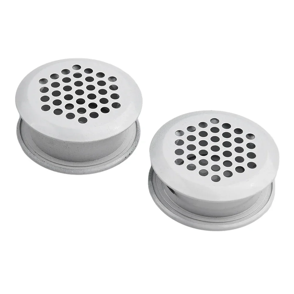 Round Air Vent Grille Air Vent Grille Wall Air Vent Grille Wardrobe Cabinet Stainless Steel Stainless Steel Exterior