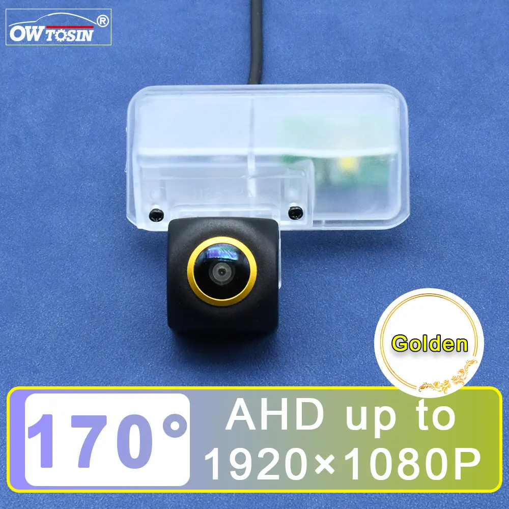 

170° Golden Lens AHD 1080P Vehicle Car Rear View Camera For Toyota Highlander Crown 2021 2022 Car Monitor