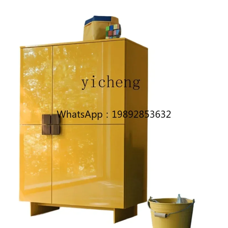 TQH minimalist dining side cabinet decorative cabinet Italian locker personalized creative side  paint storage cabinet