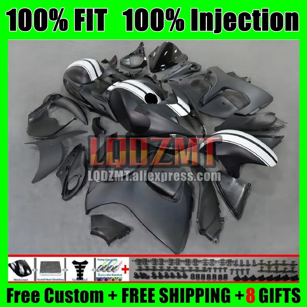 Fairing For SUZUKI Hayabusa GSXR1300 Flat black 2008 2009 2010 2011 2012 2013 29No.24 GSXR 1300 GSXR-1300 14 15 16 17 18 19 20