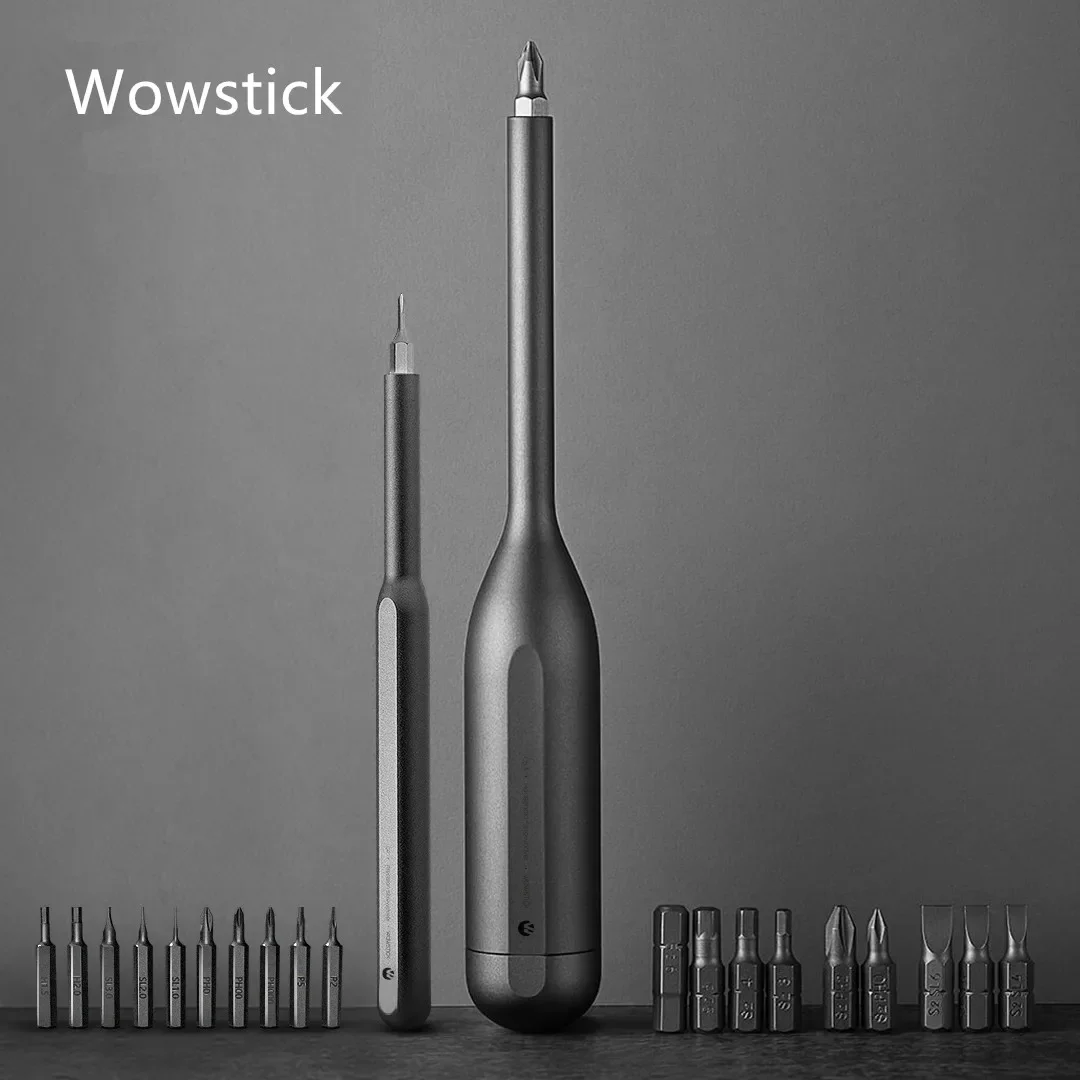 youpin wowstick chave de fenda kit precisao bits magneticos caixa de aluminio faca voce mesmo chave de fenda conjunto para casa inteligente uso diario 22 em 1 01