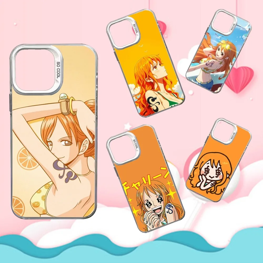 

Anime N-Namis Phone Case For iPhone 16,15,14,13,12,11,Mini,Pro,SE,MAX White Matte Shockproof Cover
