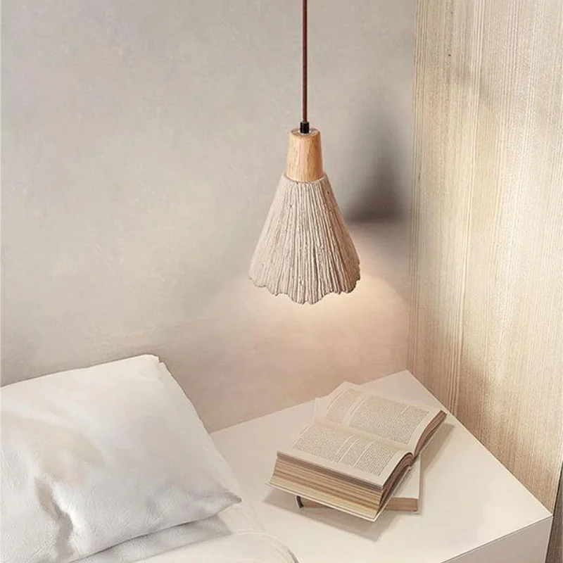 Nordic Ceiling Led Chandelier Living Room Decoration Cement Lamp Modern Restaurant Home Surprise Quiet Wind Bedroom Bedside