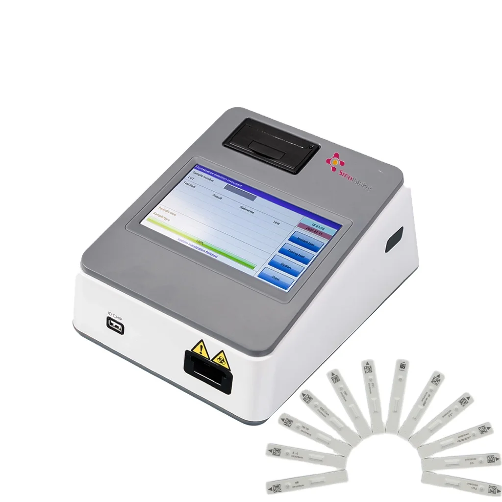 POCT Immunofluorescence System Thyroid Hormone Fertility Clinical Diagnosis Fluorescence Immunoassay Analyzer