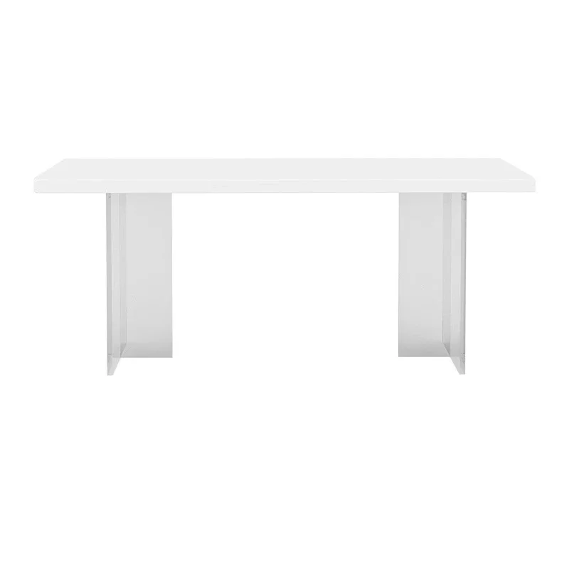 Italian Coffee Acrylic Table Modern Simplicity Dining Table Set Design Living Room Moveis Para Cozinha Luxury Furniture