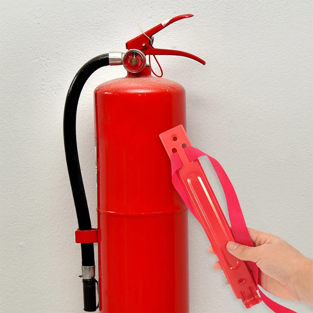 2 Pcs Fire Extinguisher Hook Wall Hanger Rack for Lanyard Hooks Mounting Kit Iron Wall-mounted Bracket