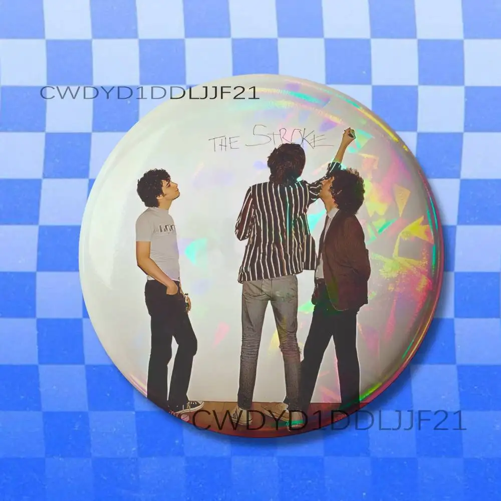 The S-Strokes Band Button Pins Coole Anime Cosplay Abzeichen Kleidung Rucksack Dekorationen Brosche Geschenke – Detail 16