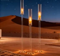 Candle Holder Acrylic Candle Stand Metal Candle Holder Handmade And Iron Material Votive Metal With Metal Luxury Or Home Decorat
