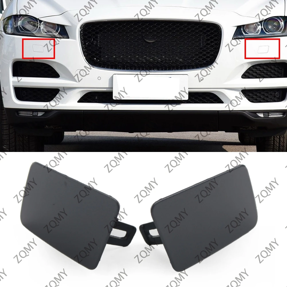 1pcs Car Front Bumper Headlamp Washer Cover Cap For Jaguar F-Pace 2017-2020