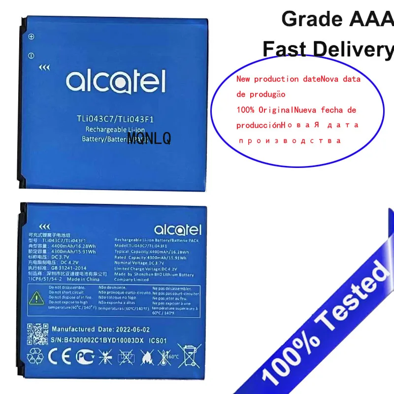 TLi043C7 TLi043F1 4400 ΠΌΠΡ 100% ΠΎΡΠΈΠ³ΠΈΠ½Π°Π»ΡΠ½ΡΠΉ Π°ΠΊΠΊΡΠΌΡΠ»ΡΡΠΎΡ Π΄Π»Ρ Alcatel Linkzone 2 Wi-Fi Hotspot MW43TM21 ee120 CAB 4300004 ΠΠΊΠΊΡΠΌΡΠ»ΡΡΠΎΡ C1 Bateria TLi043C7 TLi043F1 4400 ΠΌΠΡ 100% ΠΎΡΠΈΠ³ΠΈΠ½Π°Π»ΡΠ½ΡΠΉ Π°ΠΊΠΊΡΠΌΡΠ»ΡΡΠΎΡ Π΄Π»Ρ Alcatel Linkzone 2 Wi-Fi Hotspot MW43TM21 ee120 CAB 4300004 ΠΠΊΠΊΡΠΌΡΠ»ΡΡΠΎΡ C1 Bateria