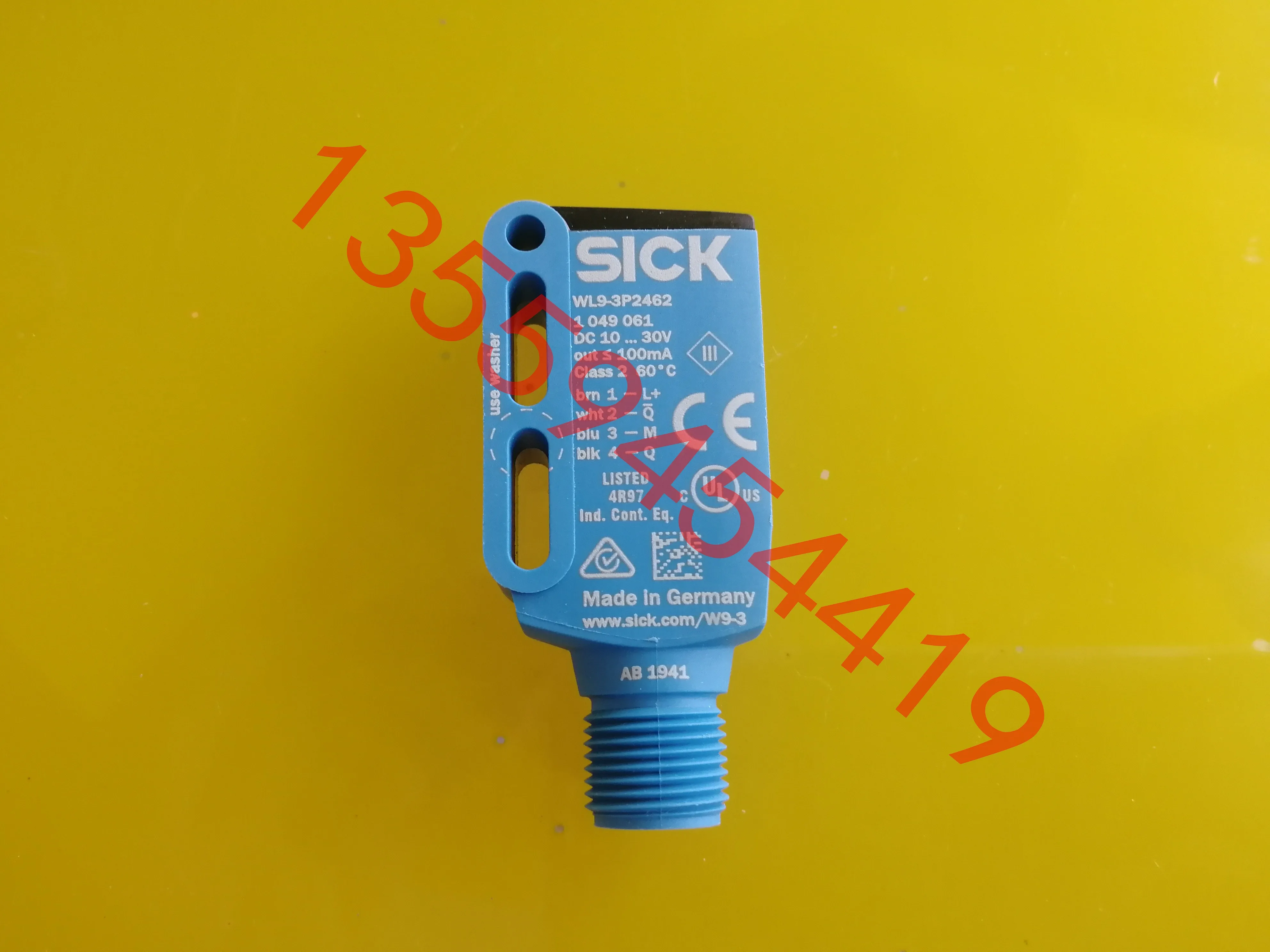 SICK Optoelectronic Sensor 1049061 WL9-3P2462 Original And Genuine Packaging NPN M12