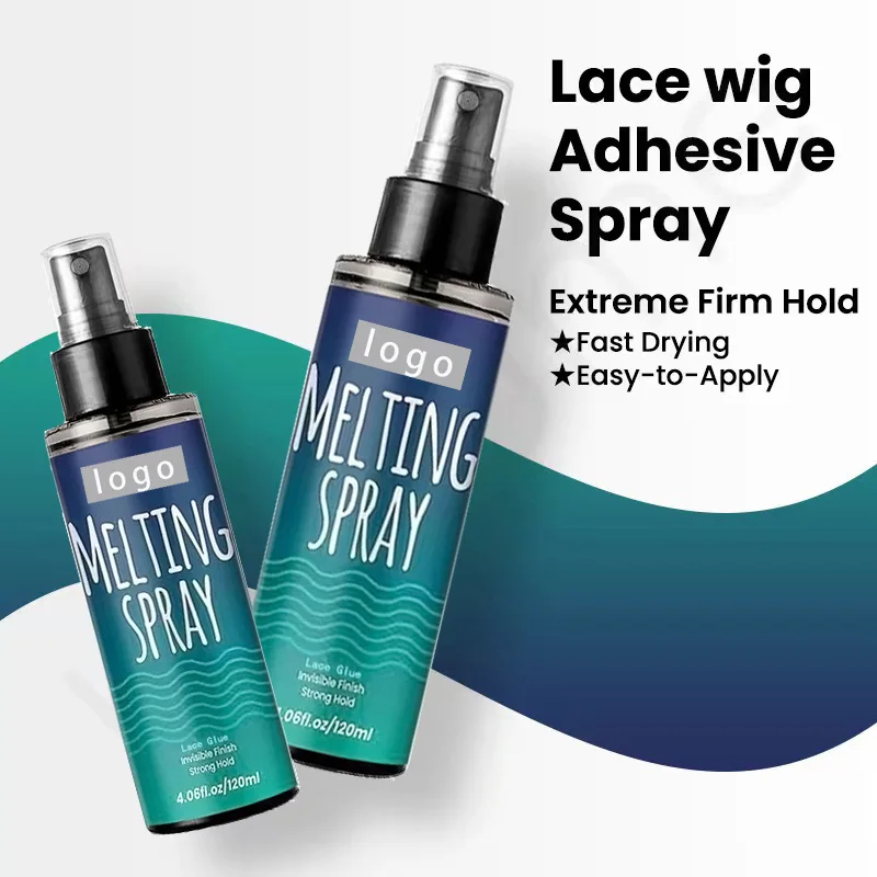 Spot new product Melting Spray lace glue spray transparent easy-dry styling gel water 120ml image 4