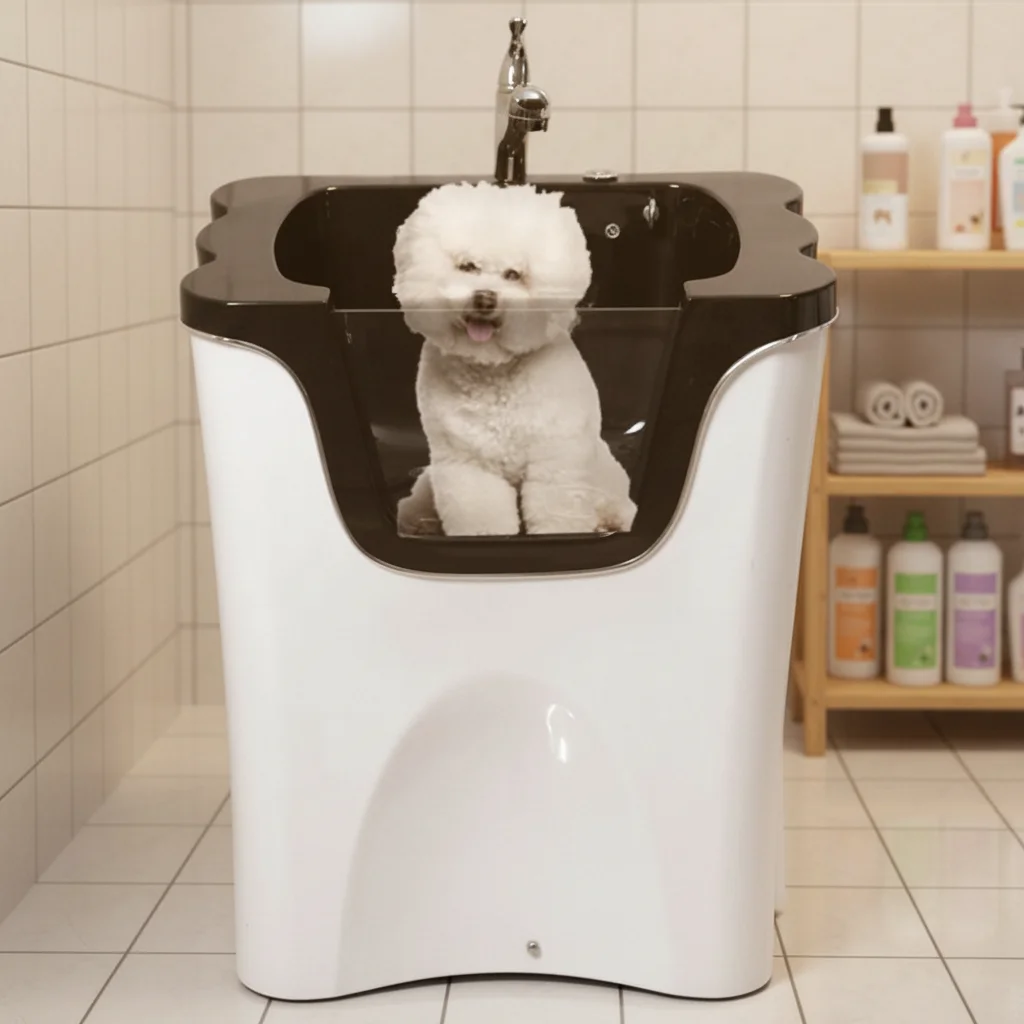 

Household Indoor Independent Constant Temperature Pet Bath Basin Cat And Dog Spa Bathtub Jet Lamp Bathtub