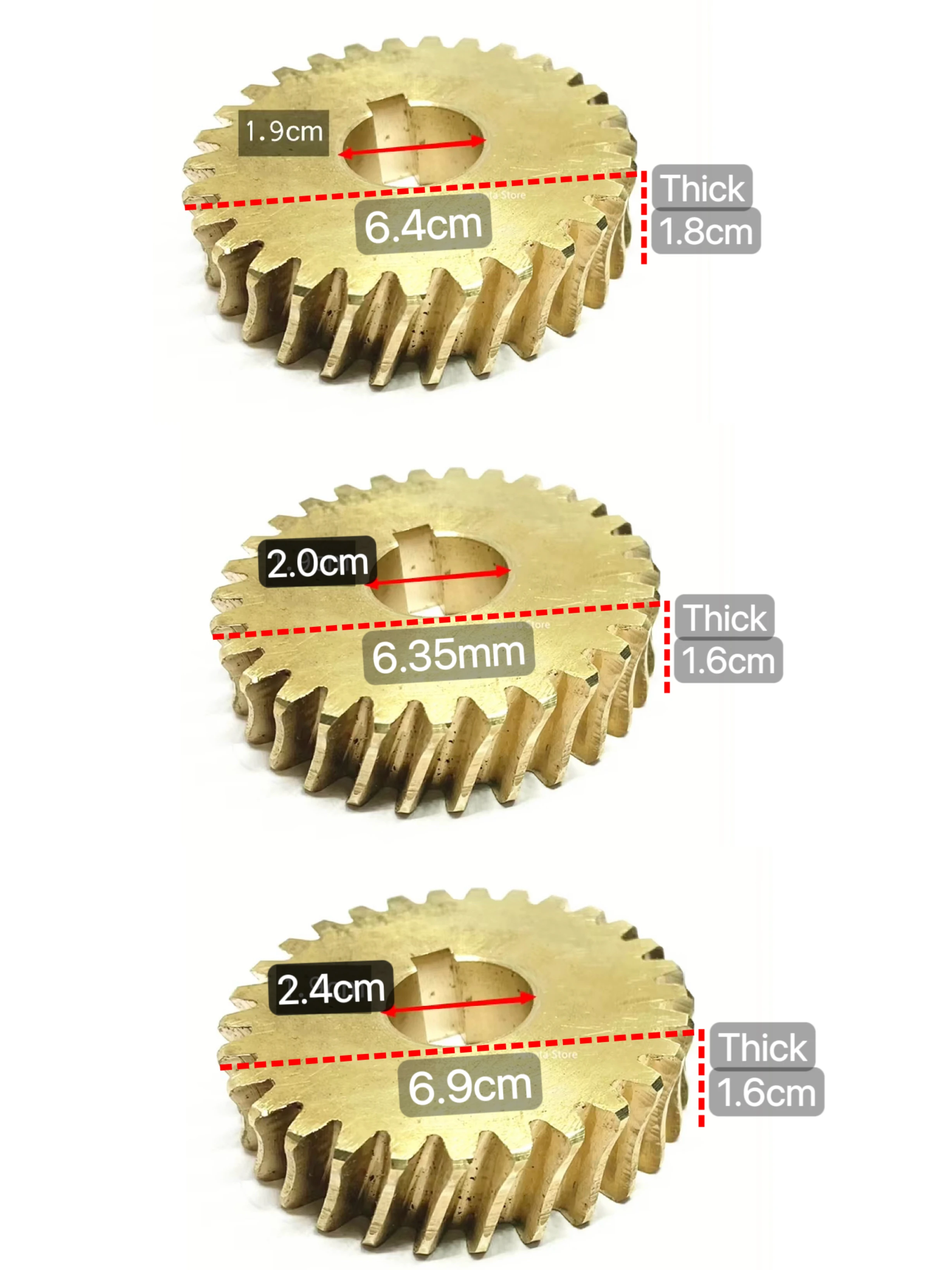 Copper Turbine Worm Gear Accessories For B20 B25 B30 Blender Egg Beater Mixer Repair