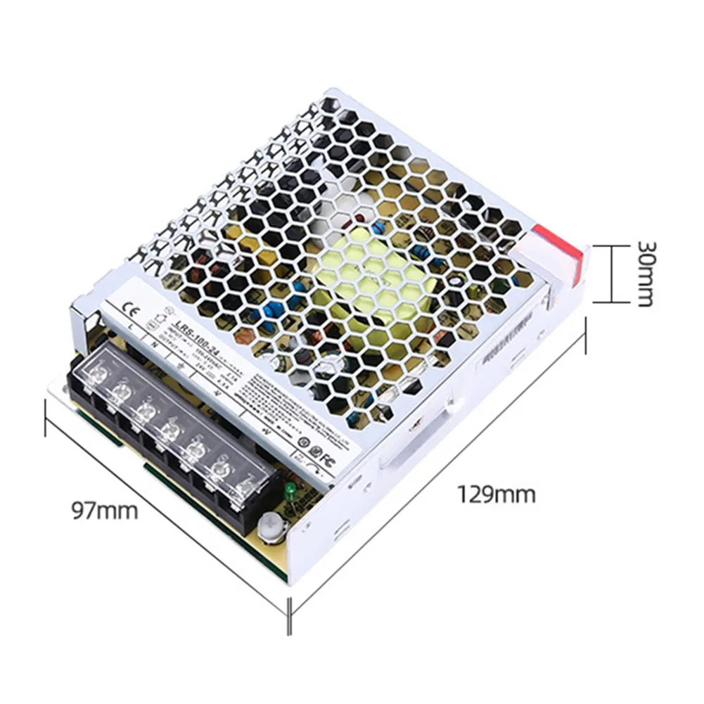 Reliable 100W LRS10024 Switching Power Supply 24V Output Designed for Longevity and Stability in Various Devices