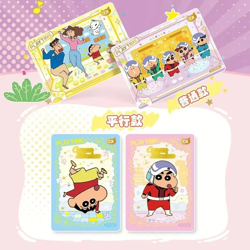 KAYOU véritable Crayon Shin Chan carte vitalité Pack Collection paquet de fête boîte aveugle paquet de cartes Crayon Shin Chan cartes