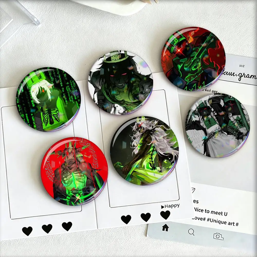 1x1x1x1  Badge 25 32 44 58 75 mm Round Fans Collect Friends Gifts Brooch Souvenir