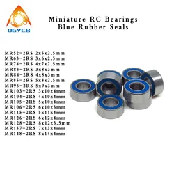 Rodamiento de bolas para juguetes RC, herramientas de aire MR83, MR84, MR105, MR106, MR115, RS, MR63, 2RS, 3x6x2,5mm, 3x6x2,5mm, 10 piezas