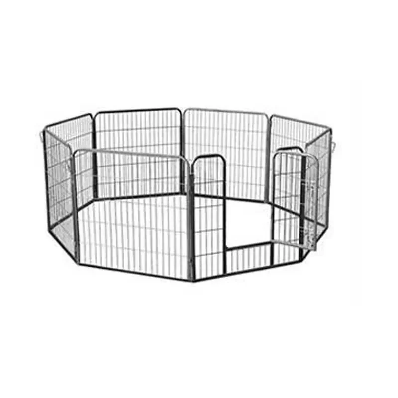 for Heavy Duty Portable Metal Dog Run Cage Playpen Puppy Exercise Pen Kennel