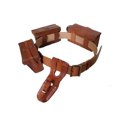 The Japanese Type 38 Belt Equipment Combination Equipment Set Clip Belt Cowhide Material Equipment Combination