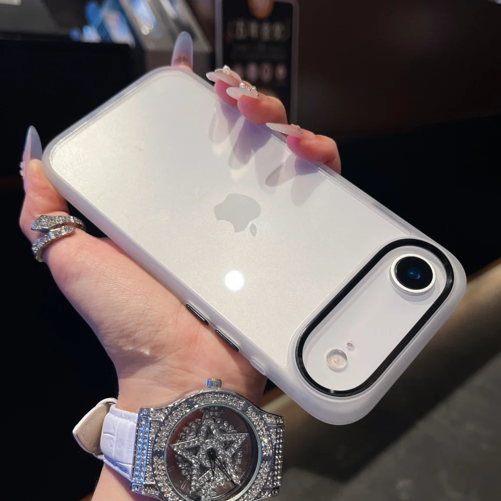 Stoßfeste Transparente Acryl-Handyhülle für iPhone 18 17 Air 16 Pro Max Plus Kristallklare Hybrid-Schutzhülle mit Hartschale – Detail 10