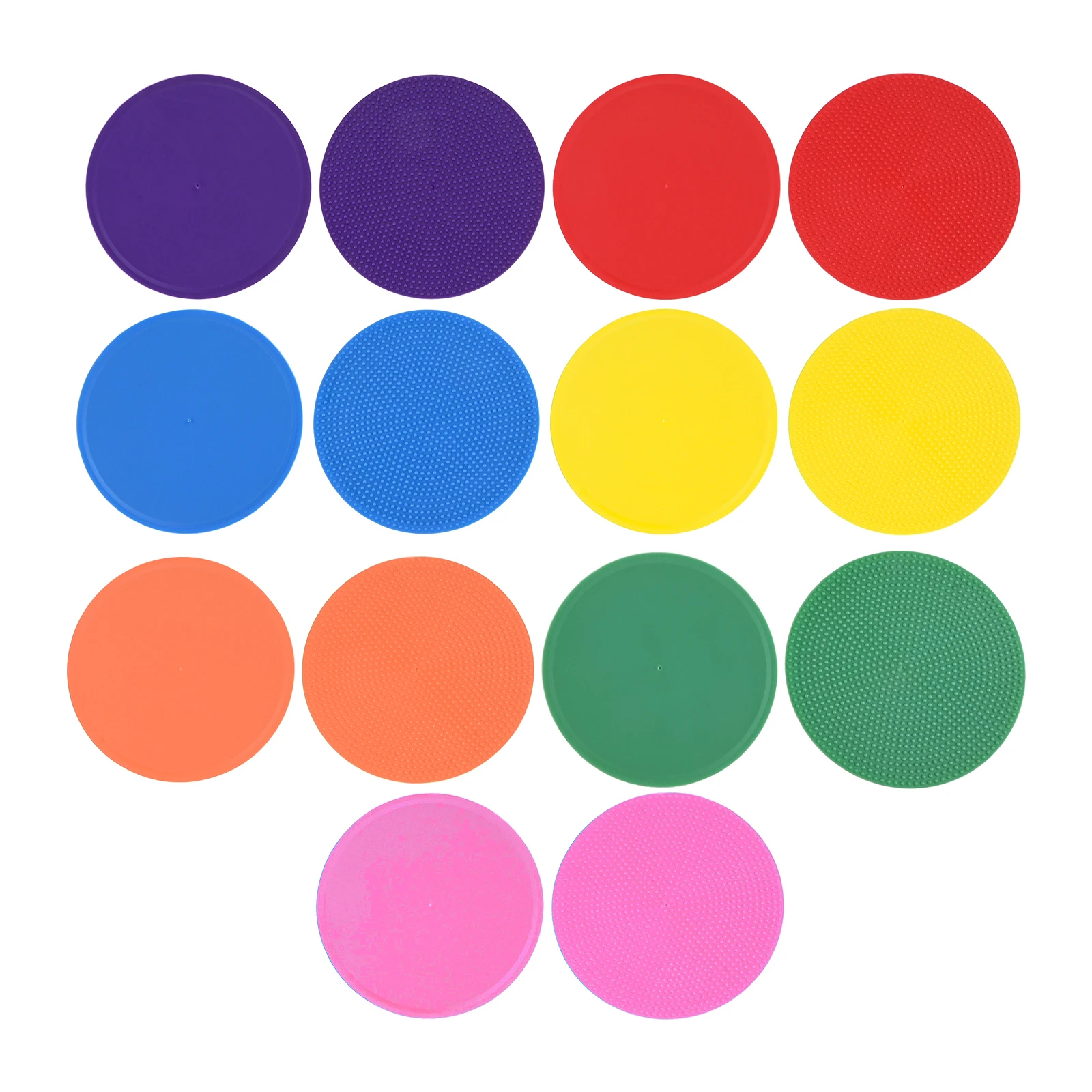 

14PCS Round Non-Slip Spot Marker Discs Durable Colorful Football Sport Agility Training Disc Markers Equips With Mesh Carry Bag